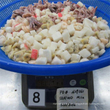 Pratos de frutos do mar congelados IQF Seafood Mix